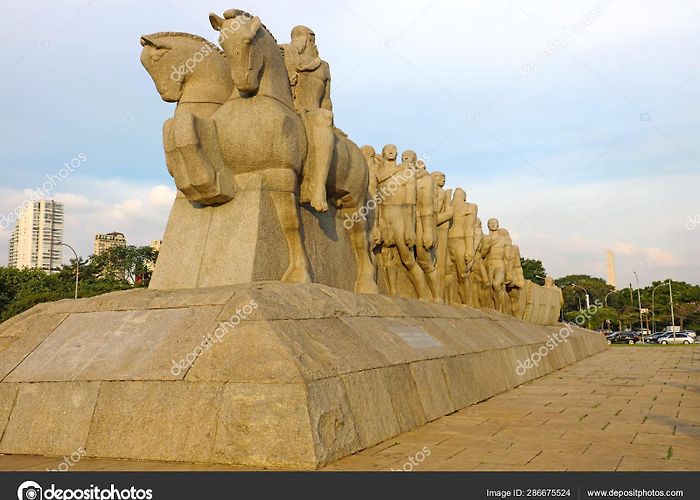 Monumento as Bandeiras Monumento as Bandeiras (Monument to the Flags) in Ibirapuera ... photo