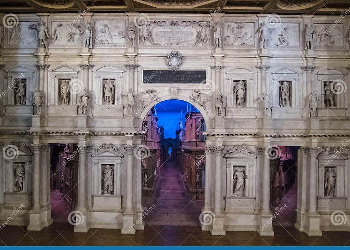 Olympic Theatre View of Stage of Teatro Olimpico in Vicenza Editorial Photo ... photo