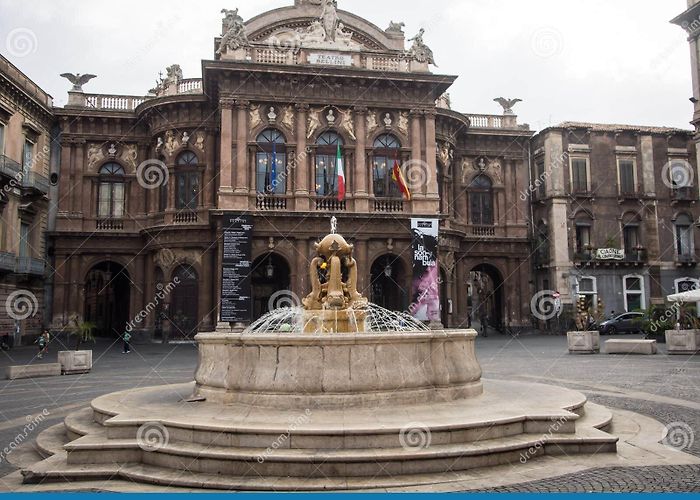 Bellini Theater Theater Un Piazza Vincenzo Bellini in Catania, Sici Editorial ... photo