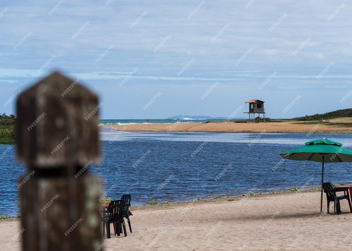 Iriry Lagoon Premium Photo | Lagoon that meets the sea in rio das ostras in rio ... photo