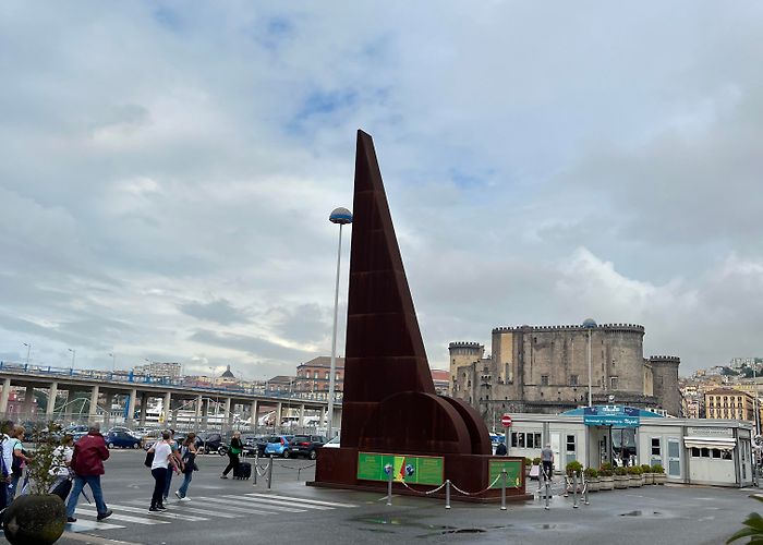 Stazione Marittima Statue at port in Naples, Italy : r/mildlypenis photo
