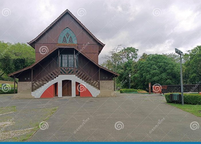 German Woods Public Park. Oratory of Bosque Alemao (German Forest Park ... photo