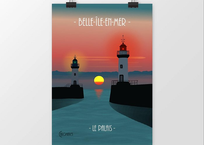 Belle Ile-en-Mer Golf Course Poster Island Sea - Etsy photo