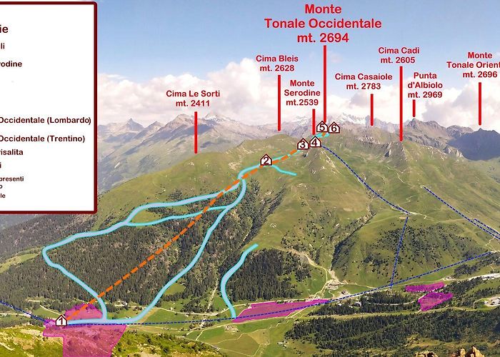 Tonale Occidentale Sul Monte Tonale Occidentale per dire NO a nuovi impianti ... photo