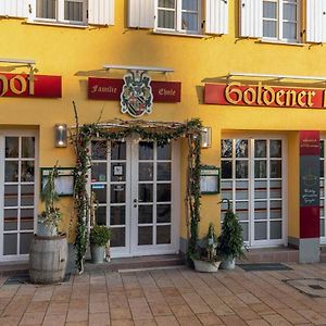 Hotel Restaurant Goldener Hirsch Donauworth Exterior photo