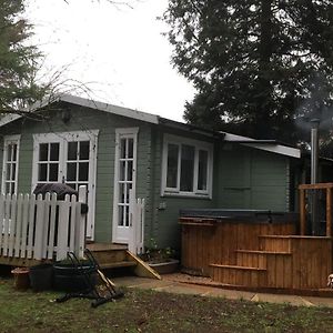 Woodland Cabin With Private Wood-Fired Hot-Tub Villa Farnham  Exterior photo