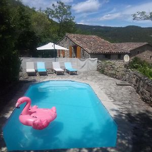 Maison De Charme 3 Etoiles Dans Les Cevennes Avec Terrasse Et Piscine Privee Villa Cros  Exterior photo