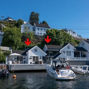 Luxurious Boathouse With Private Dock In The Best Location In Arendal Exterior photo
