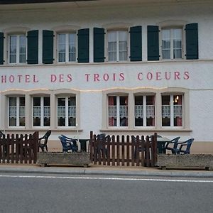 Hotel-Restaurant Des 3 Coeurs Vaulion Exterior photo