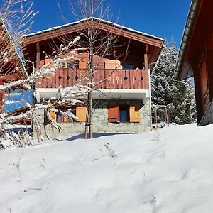 Chalet Cosy A Valmeinier Avec Vue Sur Montagne Et Sauna Villa Exterior photo