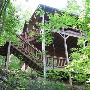 Alpenhaus Cabins Real Log Home In Helen Ga Mountains With Hot Tub And Balconies Sautee Nacoochee Exterior photo