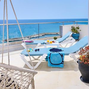 Breathtaking Sea View Flat For Families In Crete Apartment Keratokambos Exterior photo