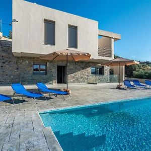 Modern Private Villa With Infinity Pool Heraklion  Exterior photo