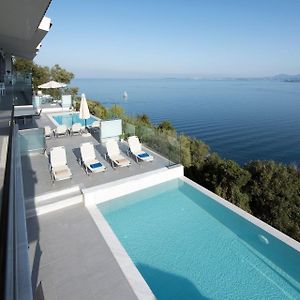 Exquisite Corfu Retreat - 3 Bedrooms - Villa Thea Pyrgi - Panoramic Sea Views & Private Pool - Unforgettable Getaway Exterior photo