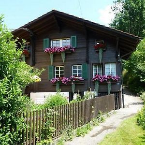 Chalet Flaedermuus Apartment Frutigen Exterior photo