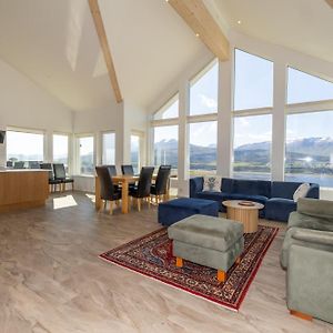 Villa In Akureyri With A Hot Tub And Scenic View Exterior photo