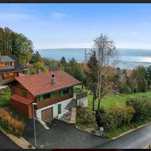 Chalet Avec Vue Panoramique Alpes Et Lac Villa Mauborget Exterior photo