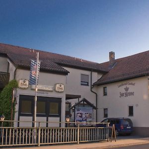 Landhotel Gasthof Zur Krone Leidersbach Exterior photo