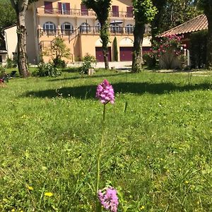 Logis Hotel Restaurant Le Castel Fleuri Saint Jean en Royans Exterior photo